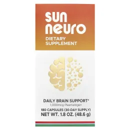 Sun Chlorella, Sun Neuro, 1000 мкг, 180 капсул (166 мкг в капсуле)