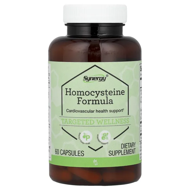 Vitacost, Synergy®, добавка с гомоцистеином, 60 капсул