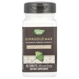 Nature's Way, Ginkgold макс, 120 мг, 60 таблеток