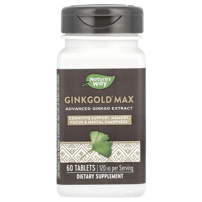 Nature's Way, Ginkgold макс, 120 мг, 60 таблеток