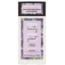 Love Beauty and Planet, Расслабляющий дезодорант, «Аргановое масло и лаванда», 83,5 г