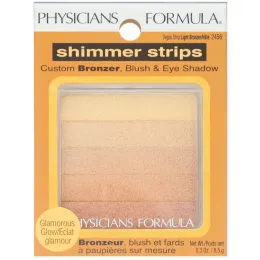 Physicians Formula, Мерцающие полоски, Вегас/легкий бронзер, 8,5 г (0,3 унции)