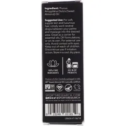 Sports Research, Sweet Almond Multi-Purpose Oil , 1 fl oz (30 ml)