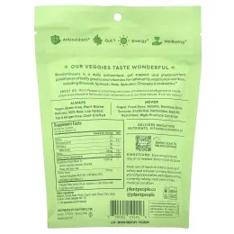Plant People, WonderGreens®, супервегетарианские жевательные таблетки, со вкусом зеленого яблока, 60 жевательных конфет