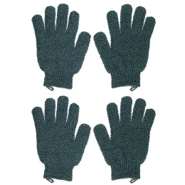 Beauty By Earth, Отшелушивающие перчатки, для среднего отшелушивания, зеленые, 2 пары