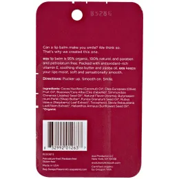 EOS, Бальзам для губ, гранат и малина, 2 шт., .14 унции(4 г) каждый