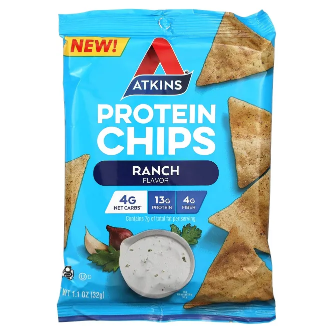 Atkins, Протеиновые чипсы Ранчо 8 шт.