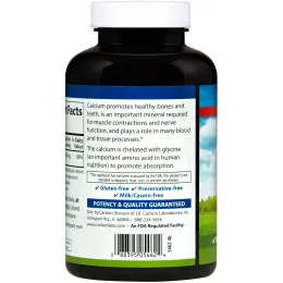 Carlson Labs, Кальций в форме хелата, 500 мг, 180 таблеток