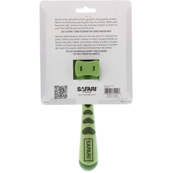 Safari, Самоочищающаяся щетка для шерсти для больших собак, 1 щетка для шерсти