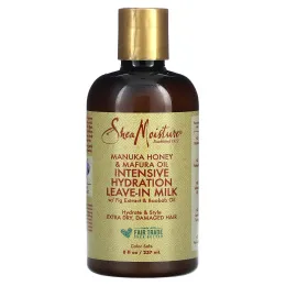 SheaMoisture, Несмываемое молочко для интенсивного увлажнения с экстрактом инжира и маслом баобаба, 237 мл (8 жидк. унц.)