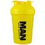 MAN Sports, Маленький шейкер, желтый, 16 унций (Discontinued Item)