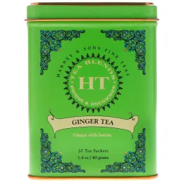 Harney & Sons, Имбирный чай, 20 чайных пакетиков, 1,4 унции (40 г)