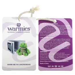 Warmies, Frog, с подогревом, утяжеленный мягкий плюш, 1 шт.