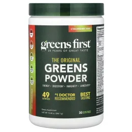 Greens First, зелень в порошке, со вкусом клубники и киви, 296,1 г (10,44 унции)