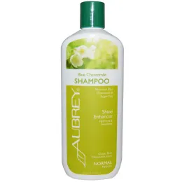 Aubrey Organics, Шампунь из синей ромашки, блеск и сияние, нормальный, 11 жидких унций (325 мл)