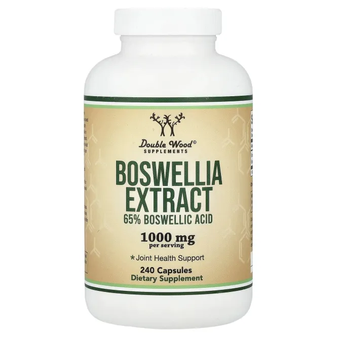 Double Wood Supplements, экстракт босвеллии, 240 капсул (500 мг в 1 капсуле)