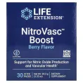Life Extension, NitroVasc Boost, ягодный вкус, 30 пакетиков