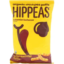 Hippeas, Органические пышки, вкус богемный барбекю, 4 унции (113 г)