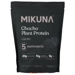 MIKUNA, протеиновый порошок из растения шоколад (чочо), со вкусом какао, 645 г (1,42 фунта)