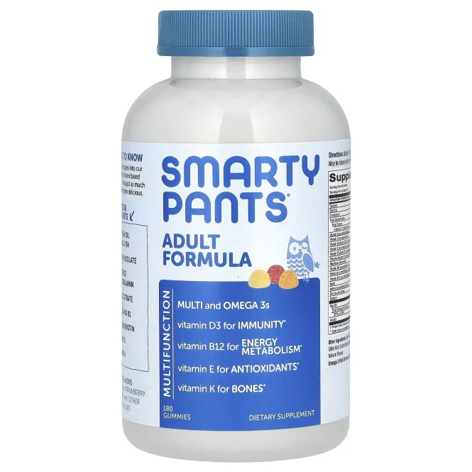 SmartyPants, Adult Complete, 180 мармеладных жевательных конфет