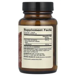 Dr. Mercola, Органический экстракт грибов рейши, 500 мг, 30 капсул