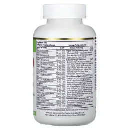 Paradise Herbs, Earth's Blend, комплекс суперфудов и мультивитаминов с железом, для приема один раз в день, 120 вегетарианских капсул