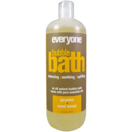 Everyone, Пена для ванн, Герань + сладкий апельсин, 20.3 унции (600 мл)