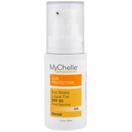MyChelle Dermaceuticals, Солнцезащитный жидкий тинт SPF 50, нормальный, светло-бежевый, 1 унция (30 мл)