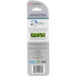 Dr. Plotka, MouthWatchers, сменные головки для противомикробной вращающейся зубной щетки, упаковка из 3 штук