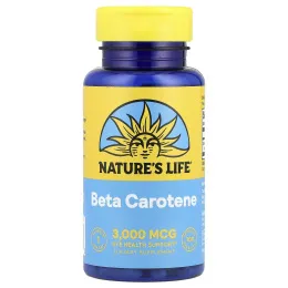Nature's Life, Бета-каротин, 3000 мкг, 100 капсул