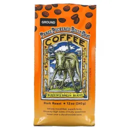 Raven's Brew Coffee, Кофе из трех козьих козлов, молотый, темной обжарки, 12 унций (340 г)