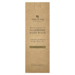 Tree To Tub, увлажняющий гель для душа с мыльным деревом, цитрусовый, 250 мл (8,5 жидк. унции)