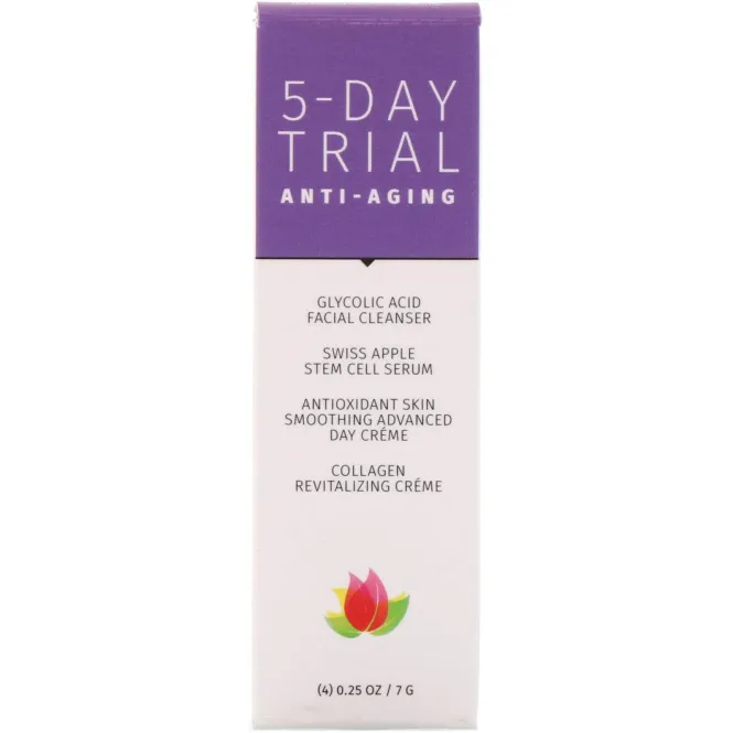 Reviva Labs, 5-Day Trial Kit, Anti-Aging, 4 Piece Kit, 0.25 oz (7 g) Each