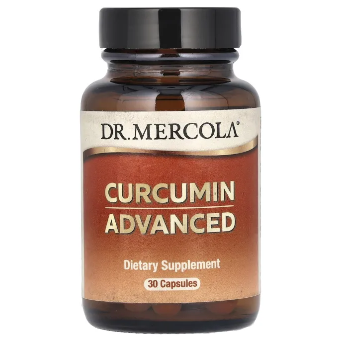Dr. Mercola, улучшенный куркумин, 500 мг, 30 капсул