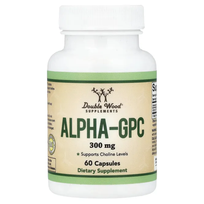 Double Wood Supplements, альфа-ГФХ, 300 мг, 60 капсул