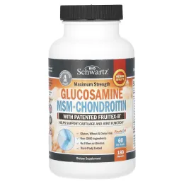 BioSchwartz, Maximum Strength, глюкозамин и МСМ + хондроитин, 180 капсул