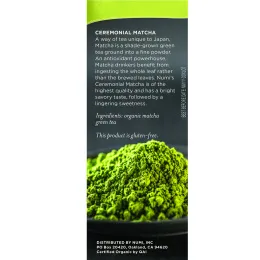 Numi Tea, Органический церемониальный зеленый чай, 1,06 унции (30 г)