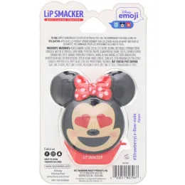 Lip Smacker, Disney Emoji, Minnie, бальзам для губ, клубничный, 7,4 г (0,26 унции)