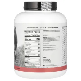 Levels, Порошок из сывороточного протеина от травяного откорма, со вкусом клубники, 2,27 кг (5 фунтов)