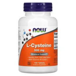 Now Cysteine 500 mg, 100 таб.
