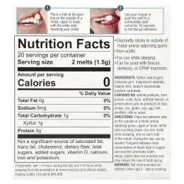 OraCoat, XyliMelts от сухости во рту, с мягкой мятой, 40 плавок