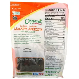 Mariani Dried Fruit, Organic, Sun Dried- Unsulfured, Malatya Apricots,  5 oz ( 142 g)