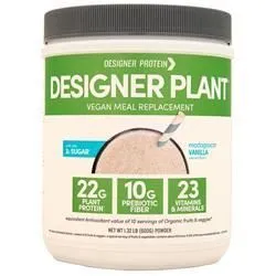 Designer Protein, Designer растительный заменитель веганского блюда Мадагаскарская ваниль 600 грамм