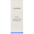 Laneige, Мини-поры, двойная осветляющая очищающая пена, 150 мл