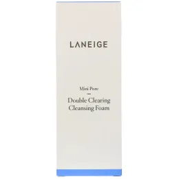 Laneige, Мини-поры, двойная осветляющая очищающая пена, 150 мл