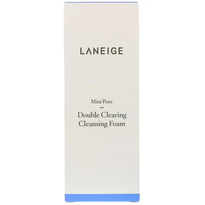 Laneige, Мини-поры, двойная осветляющая очищающая пена, 150 мл