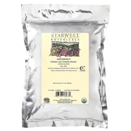 Starwest Botanicals, Органический порошок из листьев моринги, 453,6 г (1 фунт)