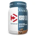 Dymatize Nutrition, ISO100 Гидролизованный 100% изолят сывороточного протеина, шоколадное печенье с помадкой, 725 г (1,6 фунтов)