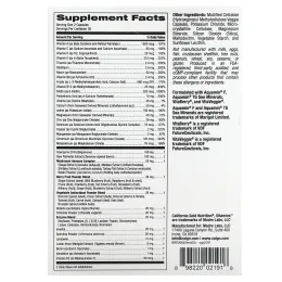 California Gold Nutrition, Ultamins, мультивитамины для мужчин старше 50 лет, с коэнзимом Q10, грибами, ферментами, овощами и ягодами, 60 растительных капсул