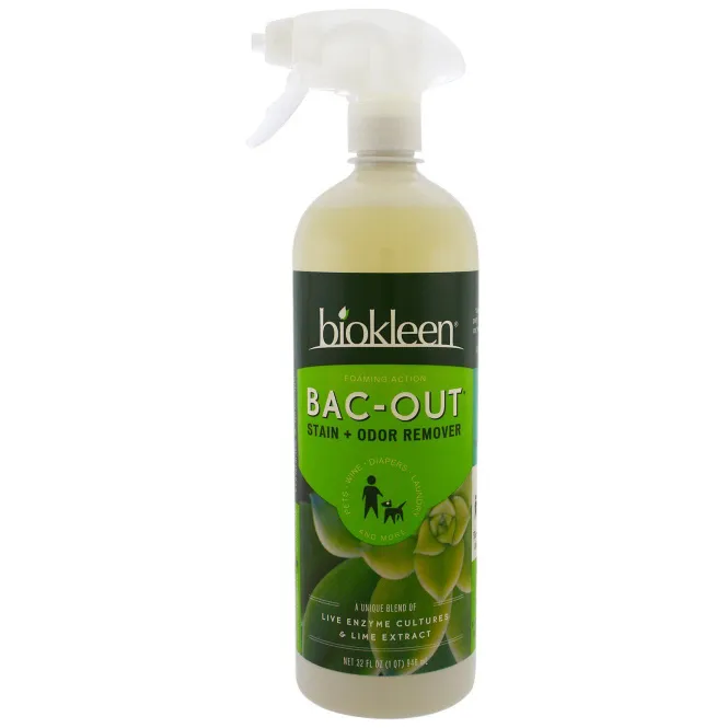 Bio Kleen, Bac Out, Средство для удаления пятен и запаха, с эффектом пены, 946 мл (32 жидких унций)